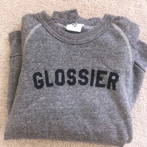 Glossier sweatshirt